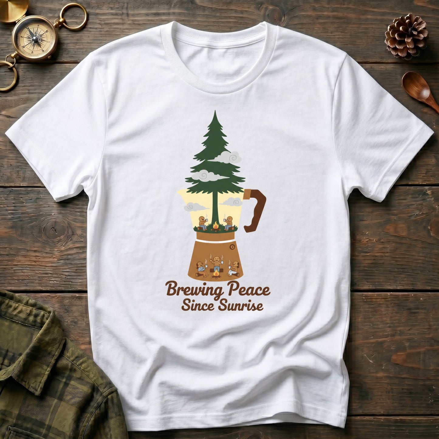 Brewing Peace Since Sunrise T-Shirt