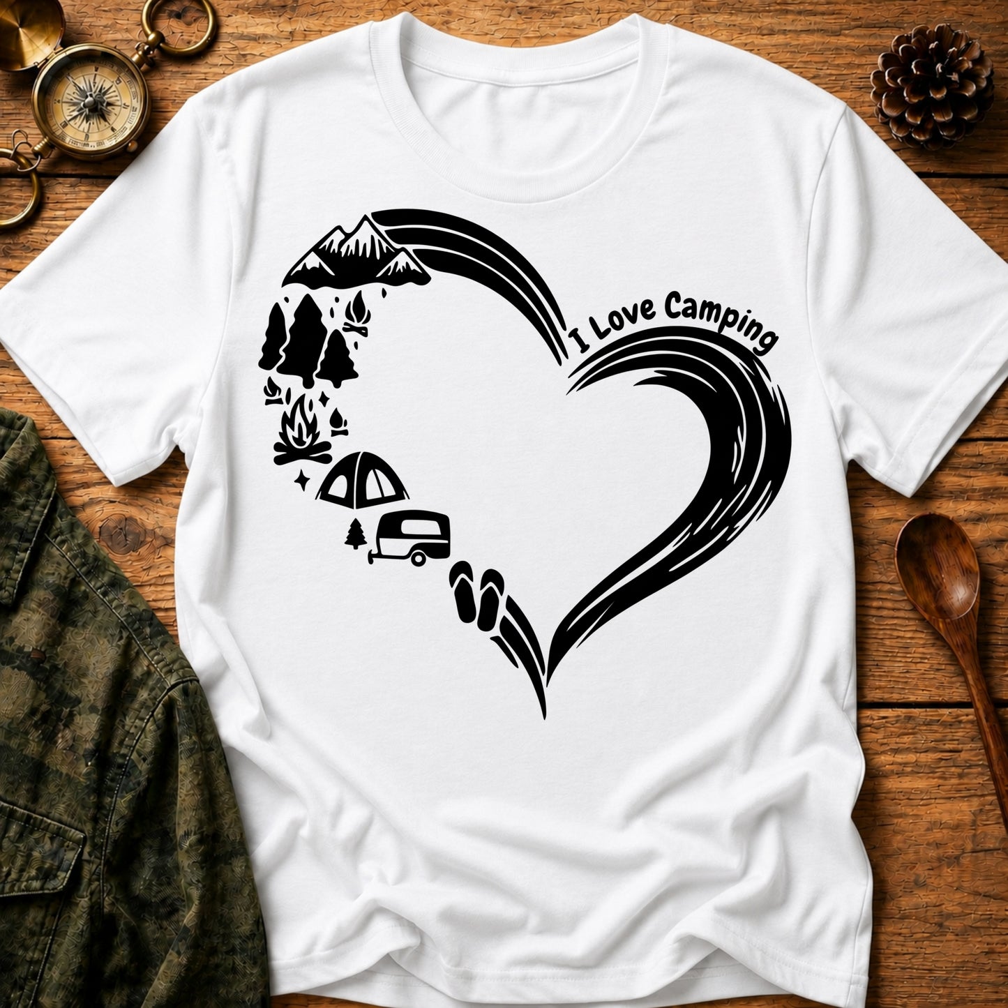 Camping Heart T-Shirt
