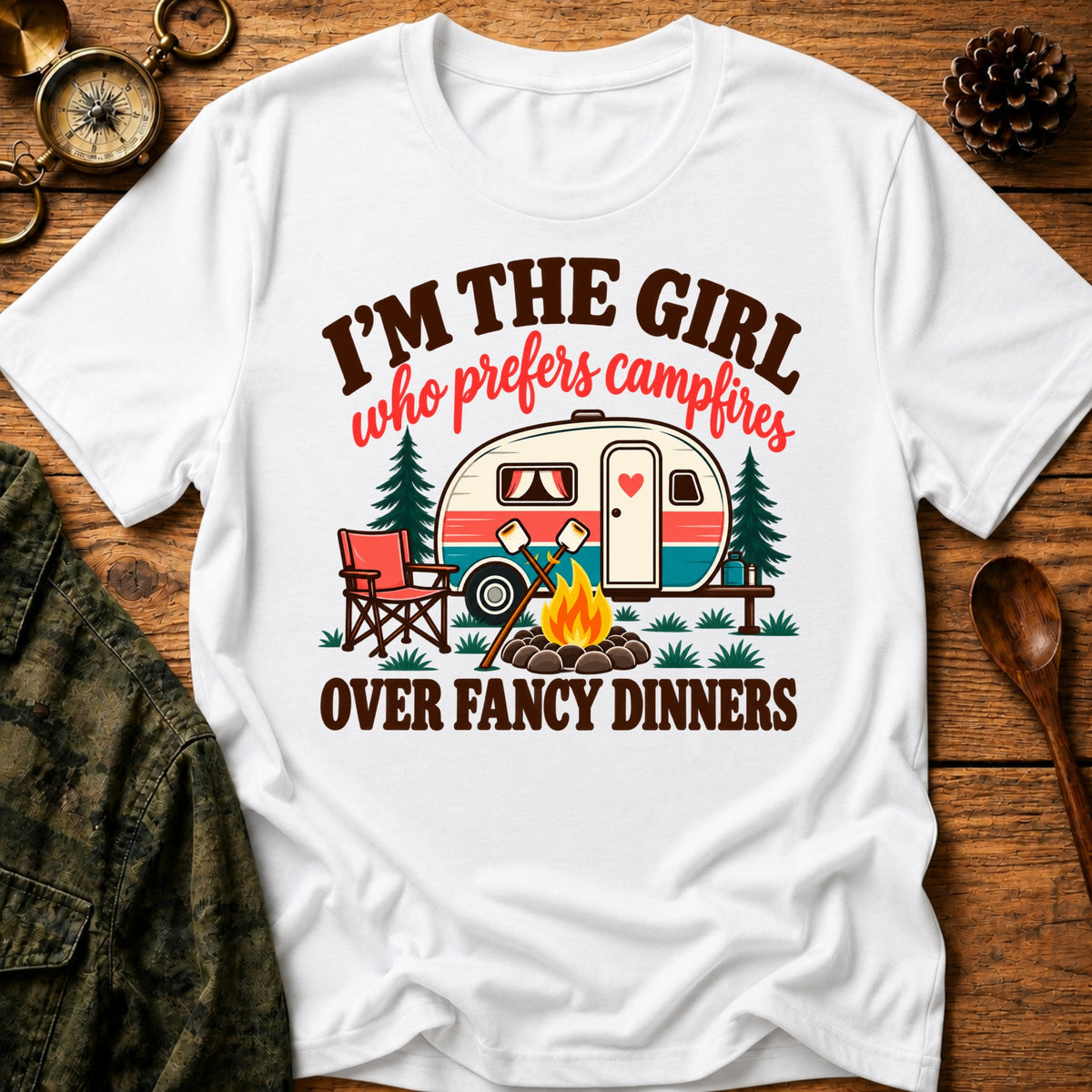 Camping Over Dinner T-Shirt