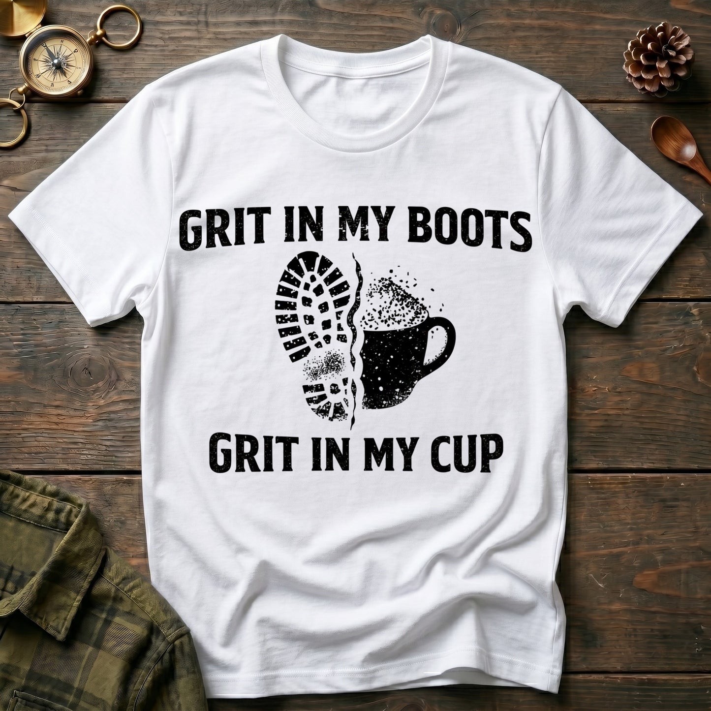 Grit In My Boots Grit In My Cup T-Shirt